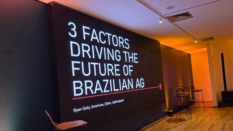 A presentation at World Agri-Tech São Paulo