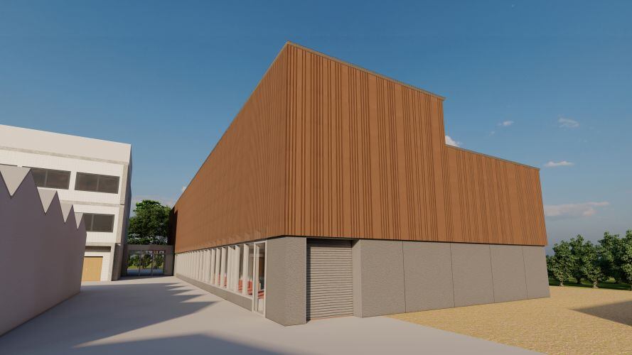 Exterior view of the planned Climate Center in Limburgerhof, which will provide advanced research infrastructure to support the registration of crop protection products worldwide.