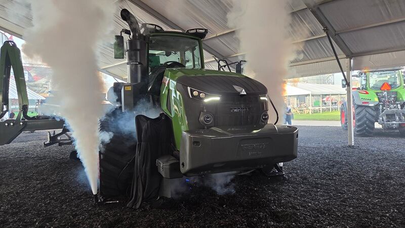 A Fendt tractor revealed at the Farm Progress show
