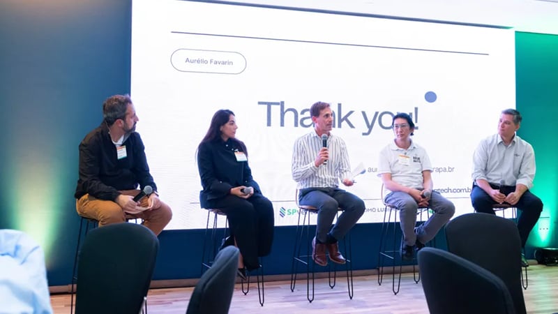 A panel at World Agri-Tech