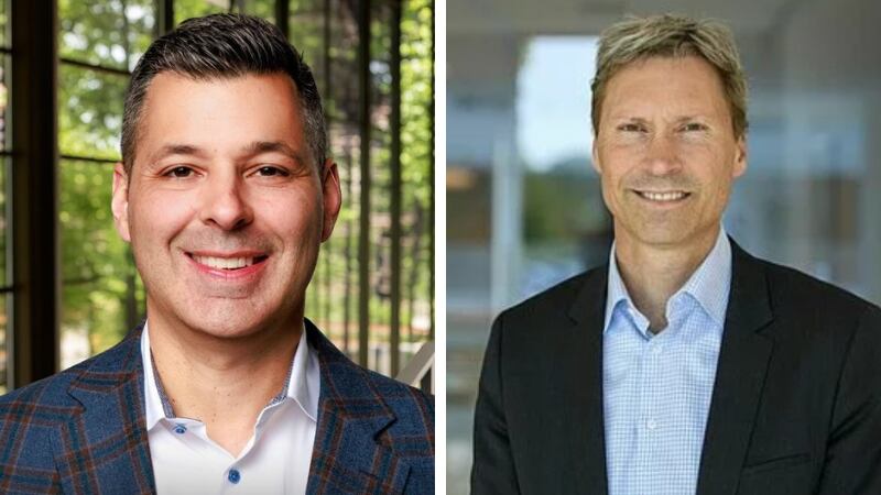 Pictured left to right: Brent Norwood and Hans Peters
