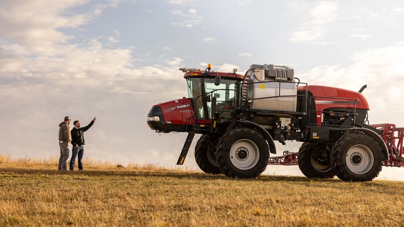 A CNH tractor