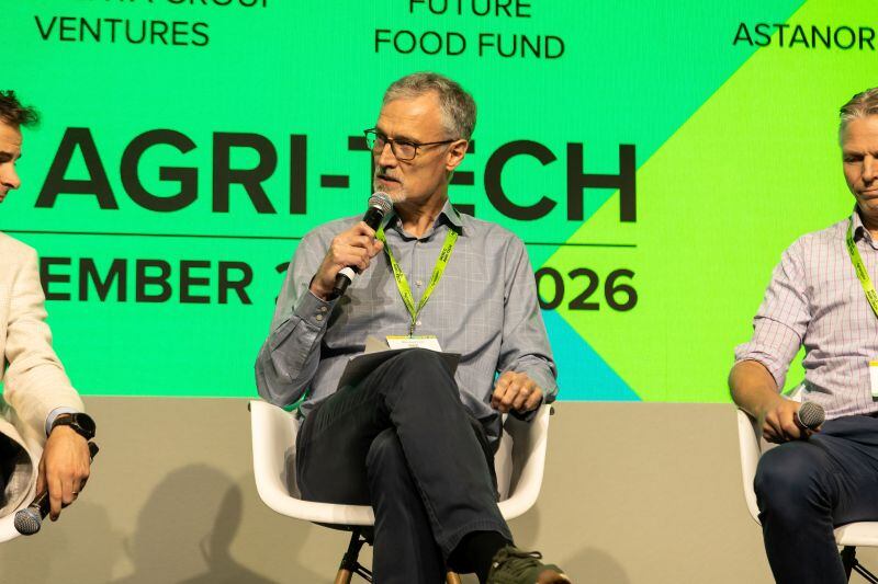 Syngenta’s Michael Lee at World Agri-tech London. He says agtech’s future success will depend less on chasing unicorn status and more on aligning funding strategies with the realities of the sector’s exit market.