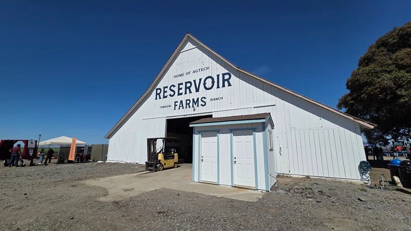 A photo of the outside of Reservoir Farms in Salinas, California