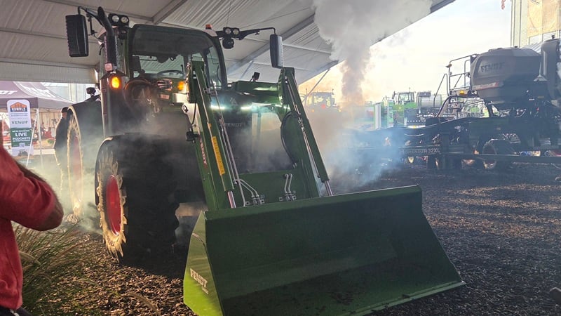 A Fendt tractor at the Farm Progress Show