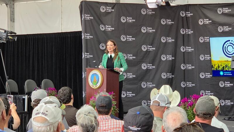 Brooke Rollins at the Farm Progress Show