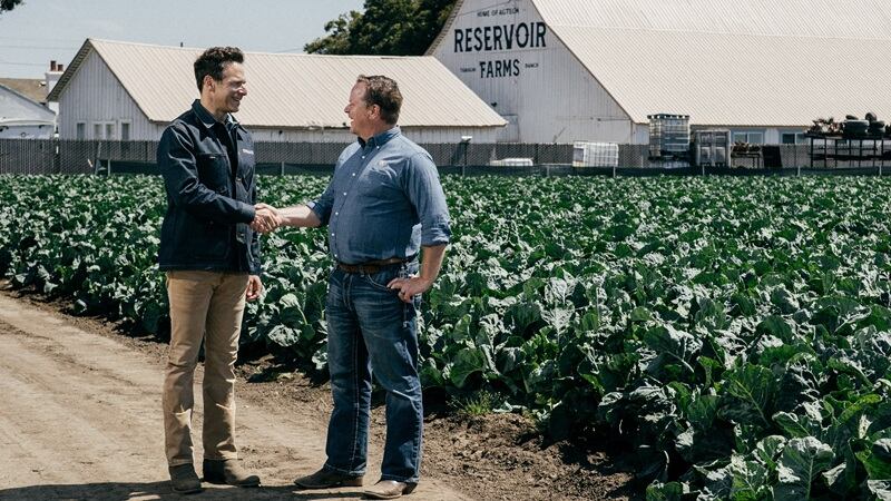 Pictured left to right: Danny Bernstein (Reservoir) and Sean Sundberg (John Deere)