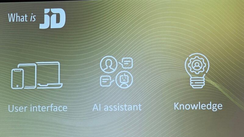 A graphic outlining JD's capabilities