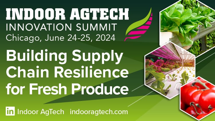 Indoor AgTech Chicago, June 24-25, 2024
